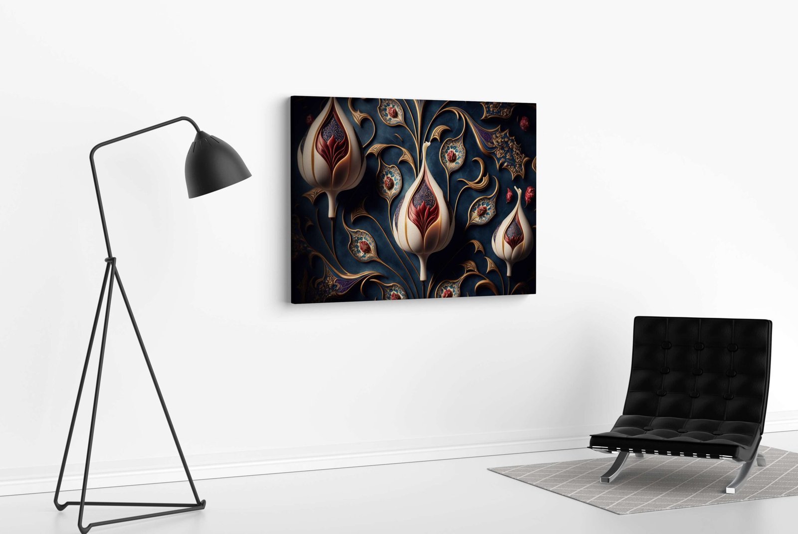 Elegant Framed Canvas Paintings for Home Interiors - Image 4