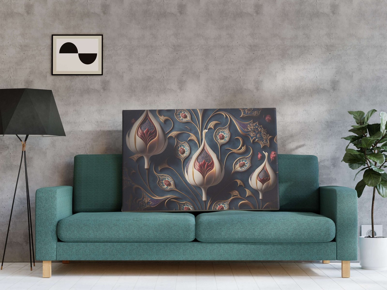 Elegant Framed Canvas Paintings for Home Interiors - Image 3
