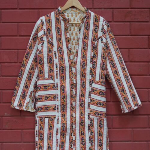 Womens Multti Color Velvet Embroidered Jacket with Floral Design