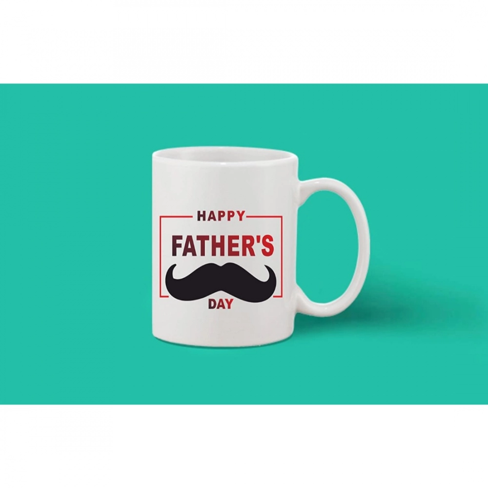 Printed Ceramic Coffee Mug - 1 Pieces, White, 11oz - Image 2