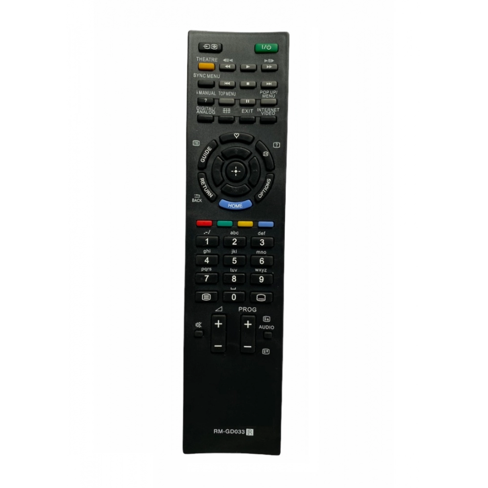 LCD_LED Remote No. URC 67, Compatible With Sony Bravia LCD_LED TV Remote Control (Black) (Color:Multi)