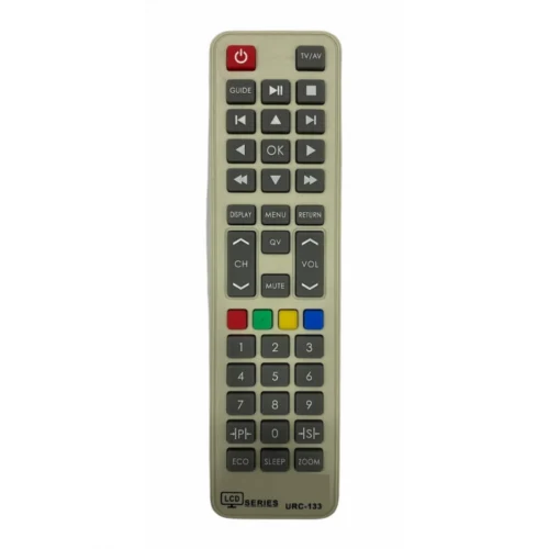 LCD_LED Remote No. URC 133, Compatible With SANSUI LCD_LED TV Remote Control_Old Remote Functions Must Be Exactly Same (Color:Multi)