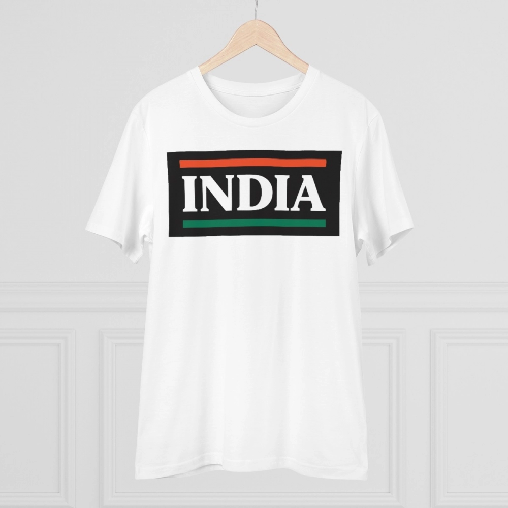 Men's PC Cotton India Printed T Shirt (Color: White, Thread Count: 180GSM) - Image 5