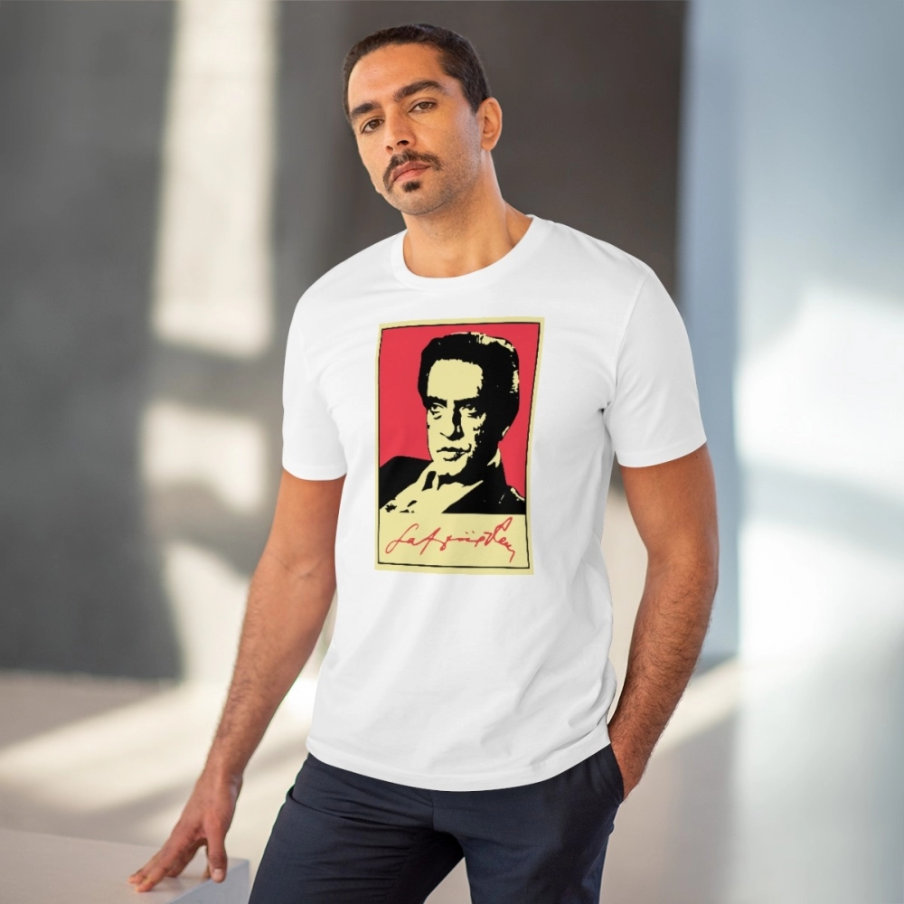 Men's PC Cotton Bengali Designs Printed T Shirt (Color: White, Thread Count: 180GSM) - Image 2