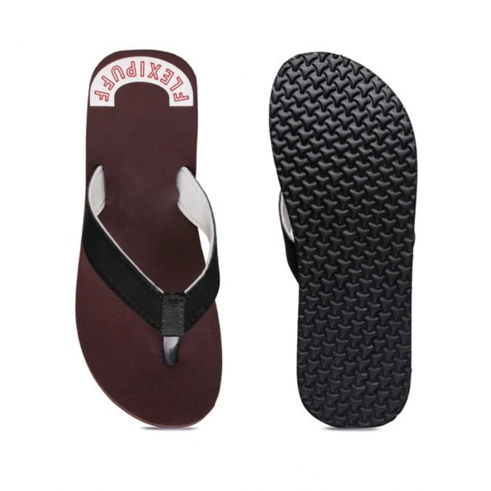 Unisex Rubber Comfortable Orthopedic Doctor Slipper and Flip Flops (Maroon) - Image 4