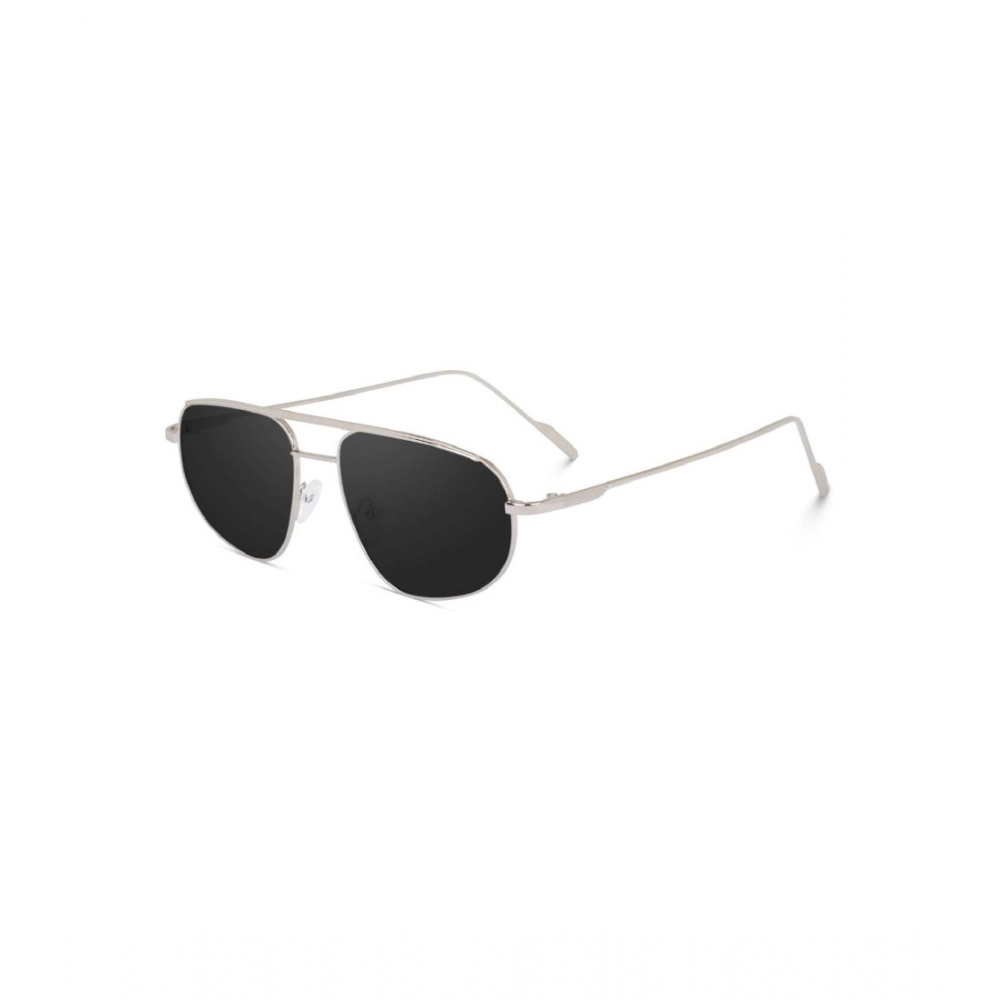 Classic Unisex UV400 Protection Sunglasses (Silver) - Image 3