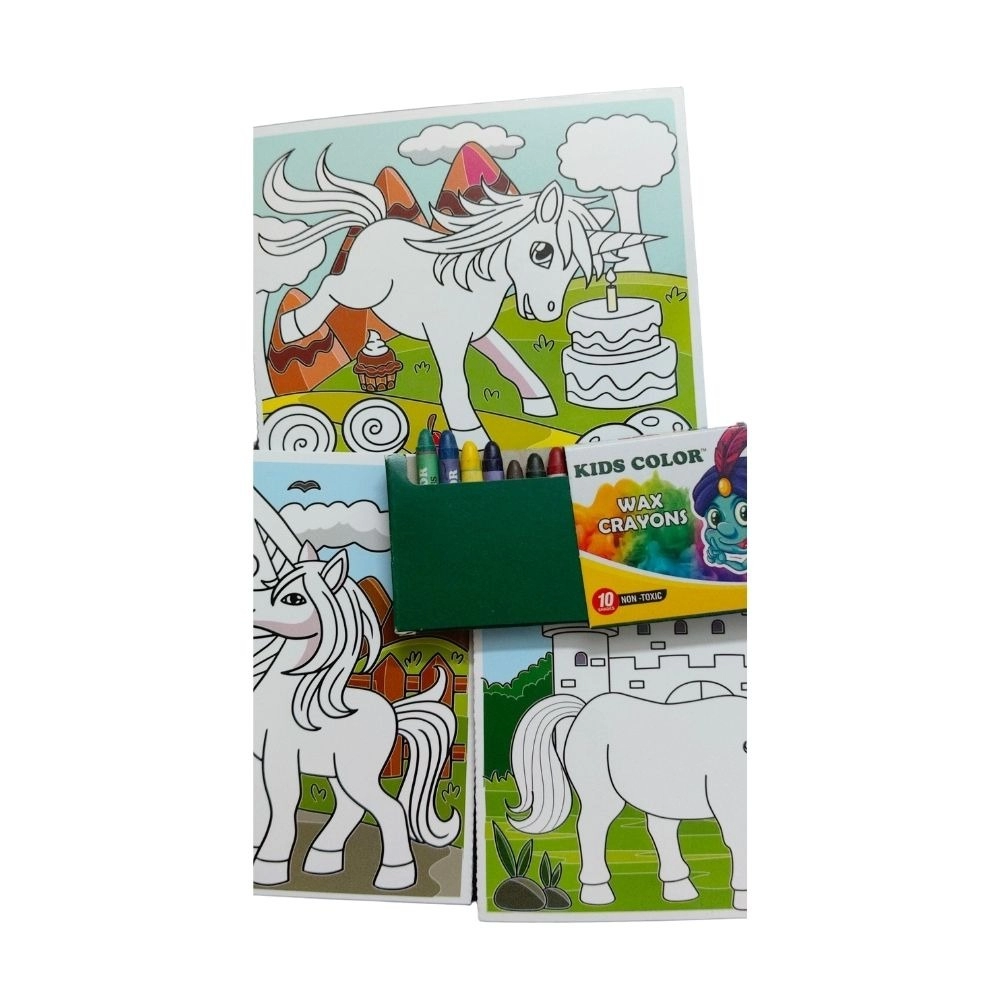 Fun With Color Coloring Board-Unicorn | Cardboard | Educational Toys| 3+ Years - Image 2