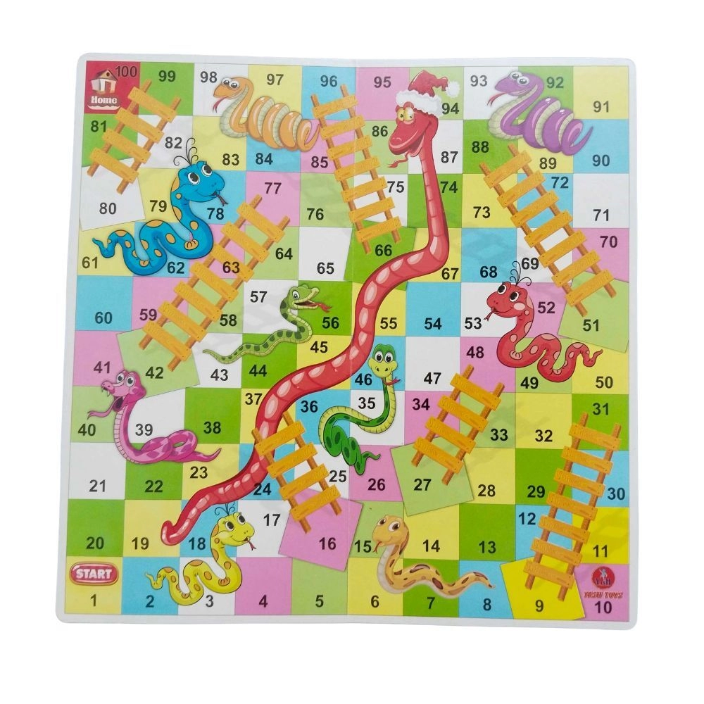 Snakes& Ladders | Cardboard | Educational Toys - Image 2