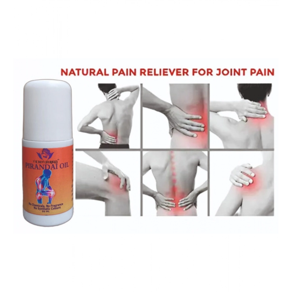 Devi Herbal Pirandai Pain Relief 50 ML Oil - Natural, Chemical-Free Oil - Image 4