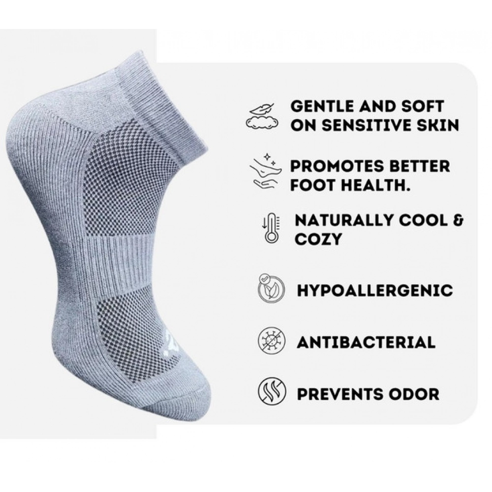 3_Pair Set Unisex Casual Cotton Printed Low Cut Socks (Multicolor) - Image 3