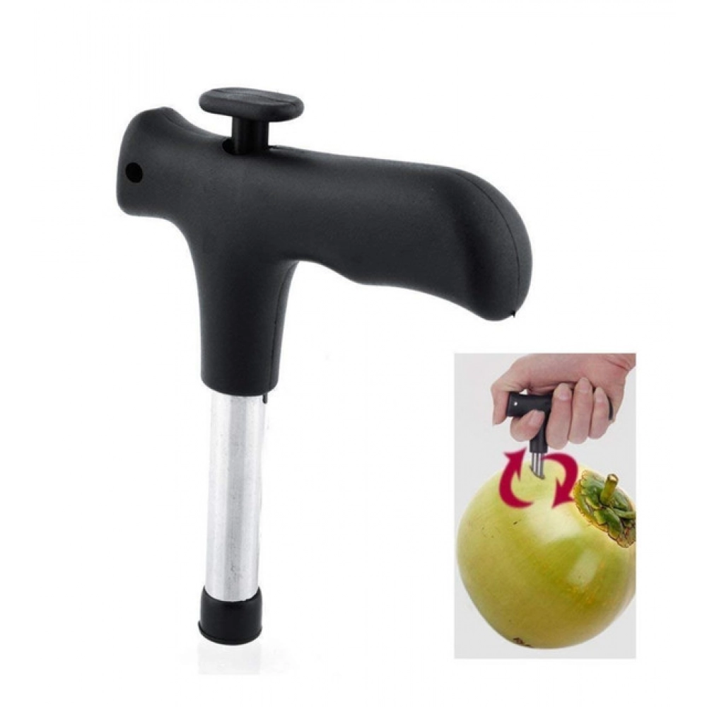 Generic Pack Of 2_Coconut Opener β Easy And Safe Coconut Cutting Tool (Color: Assorted ) - Image 3