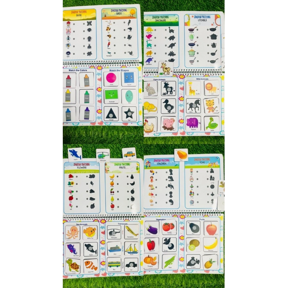 Montessori Busy Book – Early Learning Activity Set (2–4 Years, Multicolor) - Image 2