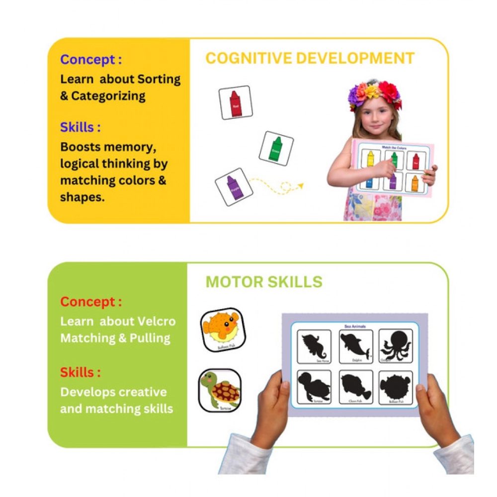 Mini Busy Book – Early Learning Activity Book for Kids (2–4 Years, Multicolor) - Image 2