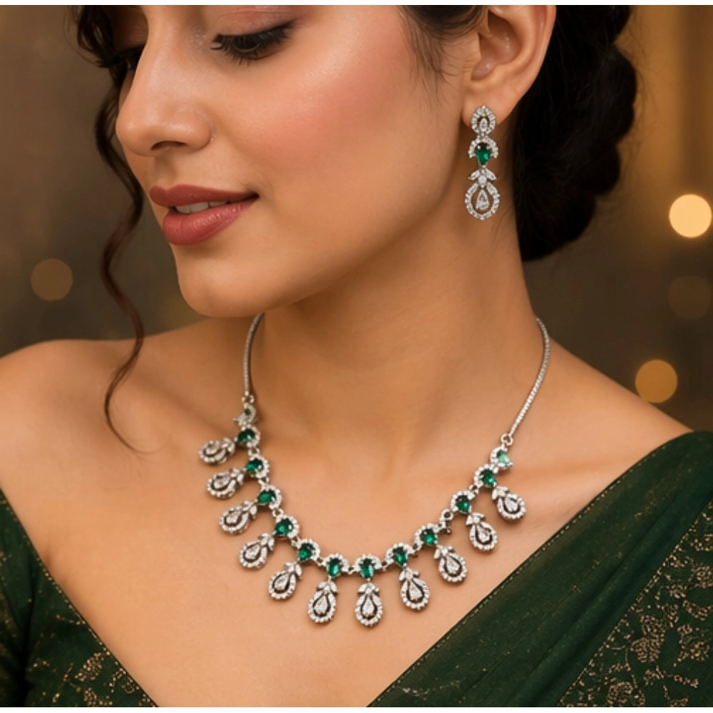 PID-66340-Women-s-Brass-Silver-Plated-Necklace-set-Green-3-1000x1000-1.webp