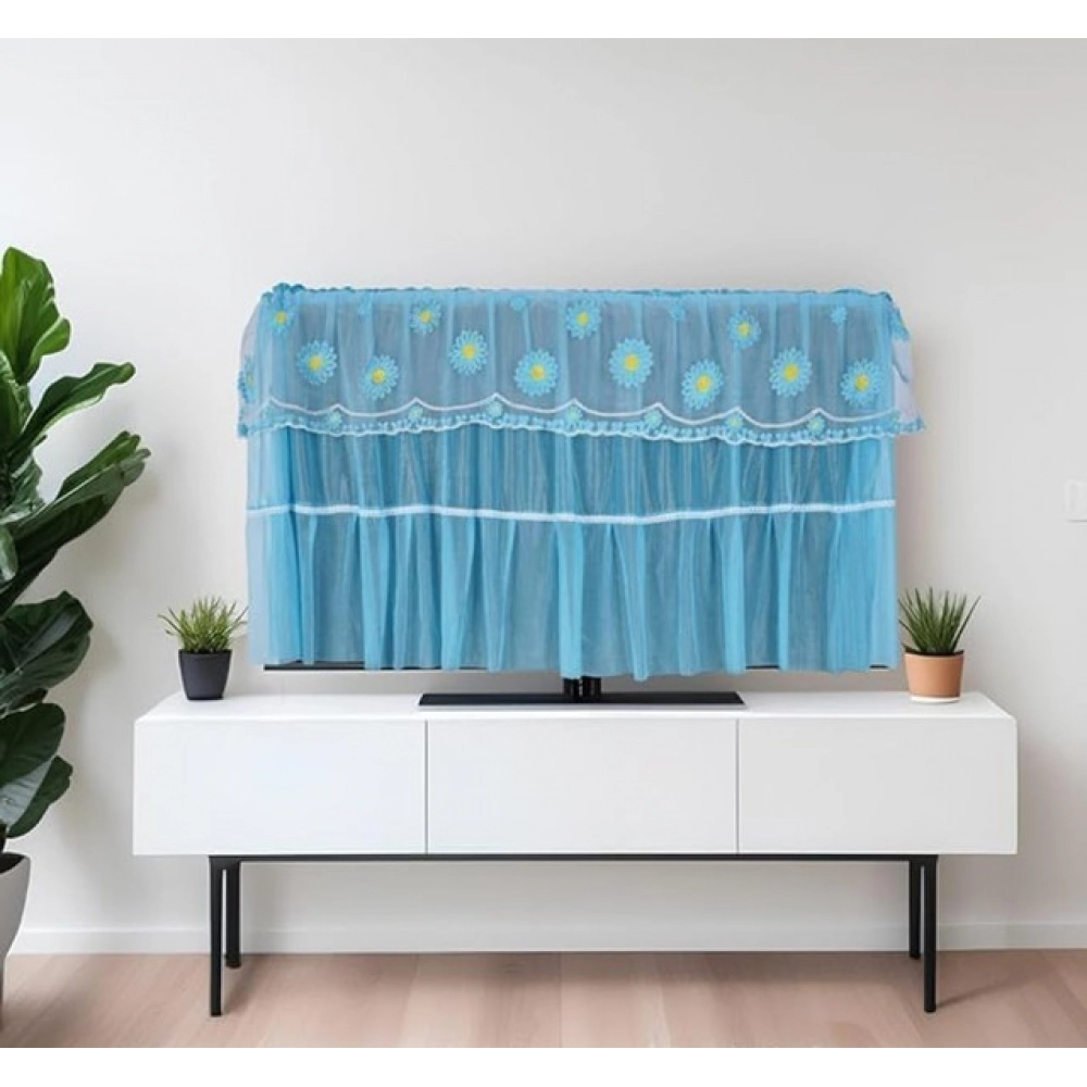 Generic Pack of 2 LED TV Cover (28-34 Inch) (40-45 Inch) (50-55 Inch) (Blue) - Image 3