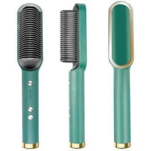 Hair Straightener Comb (Green)