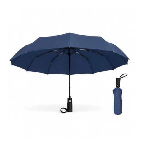 Pack of 2 Auto Open Close UV Umbrella (Blue)
