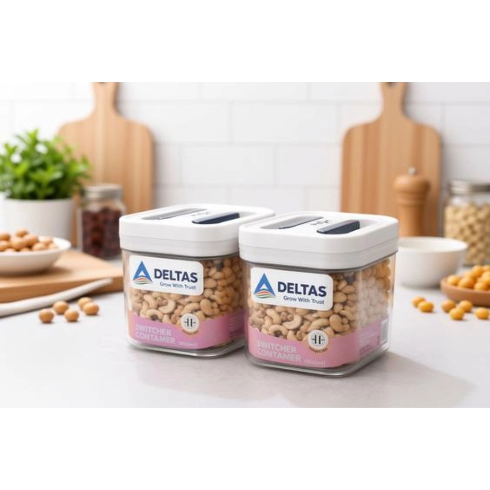 Pack of 2 Switchers Airtight Storage Container Set 500 ML (White) - Image 3