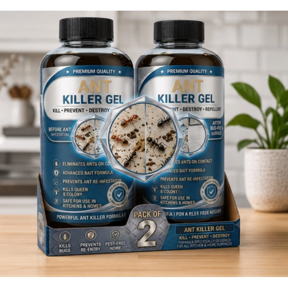 Pack of 2 Ant Killer Gel Bottles 100 ML - Image 3