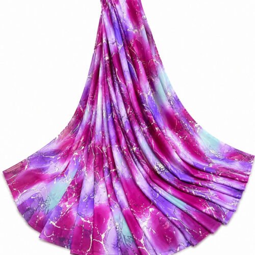 Women's Georgette Printed Saree With Unstitched Blouse 5.5Mtr (Multi)