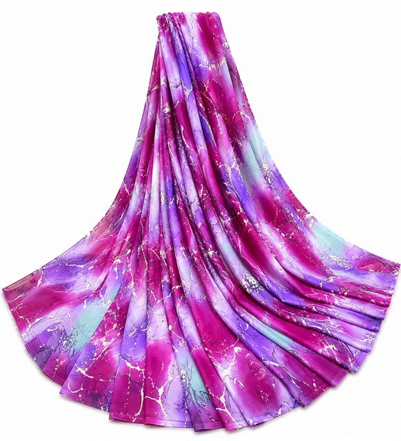 Women's Georgette Printed Saree With Unstitched Blouse 5.5Mtr (Multi) - Image 2
