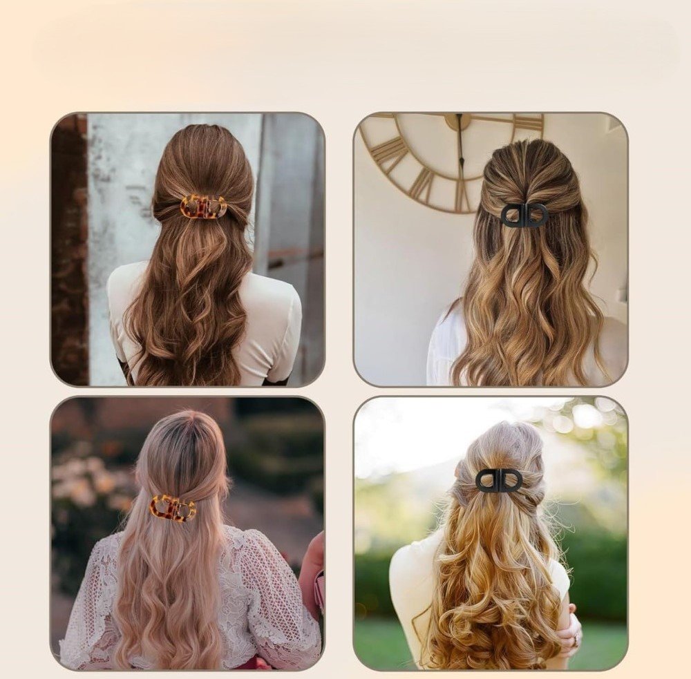 Plastic Magnetic Hair Clip (Multicolor)