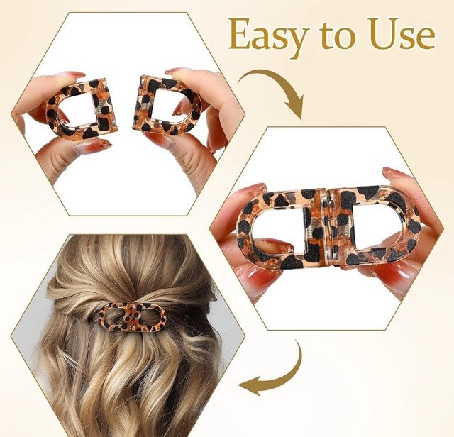 Plastic Magnetic Hair Clip (Multicolor) - Image 5