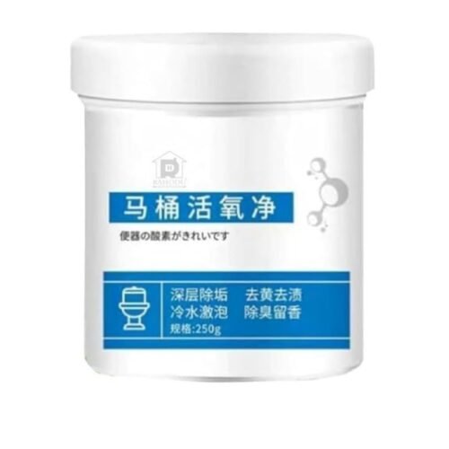 Plastic Toilet Active Oxygen Cleaner Liquid (White)